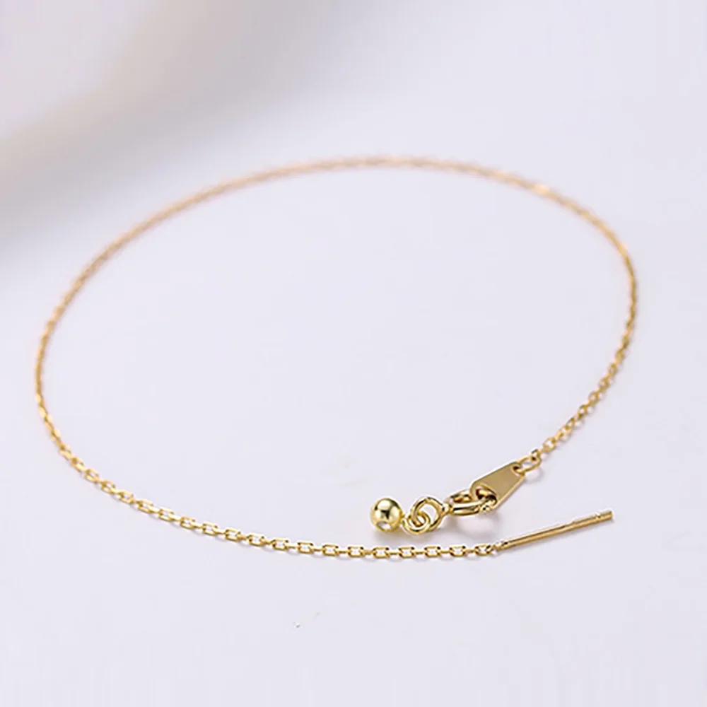 Trendy Minimalist Adjustable Anklet - Picture 4 of 10